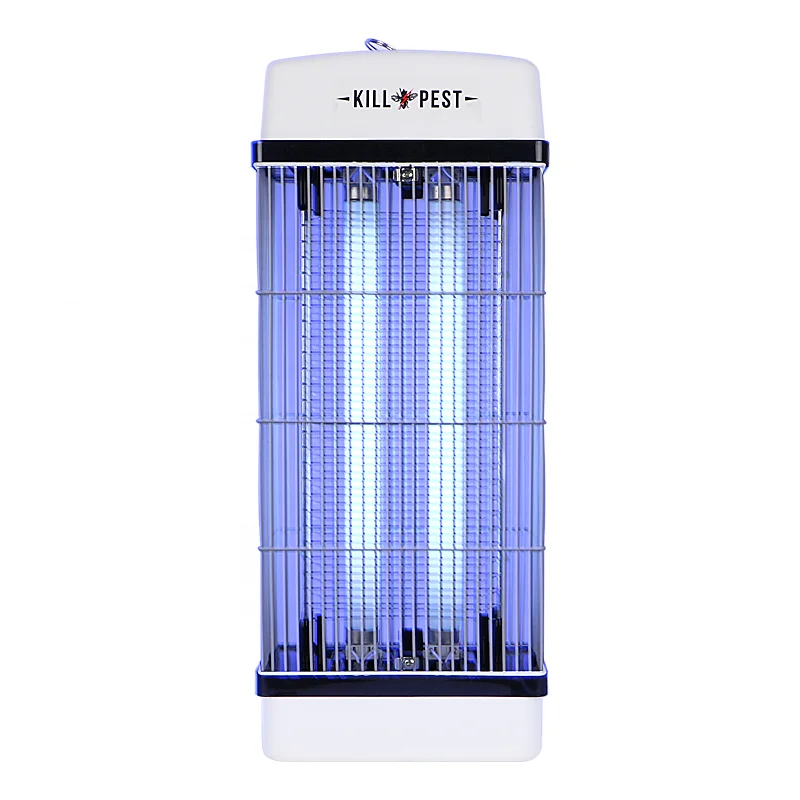 

Electric bug zapper pest repeller traps control indoor vertical type 20W uv led lamp fly insect mosquito killer, White