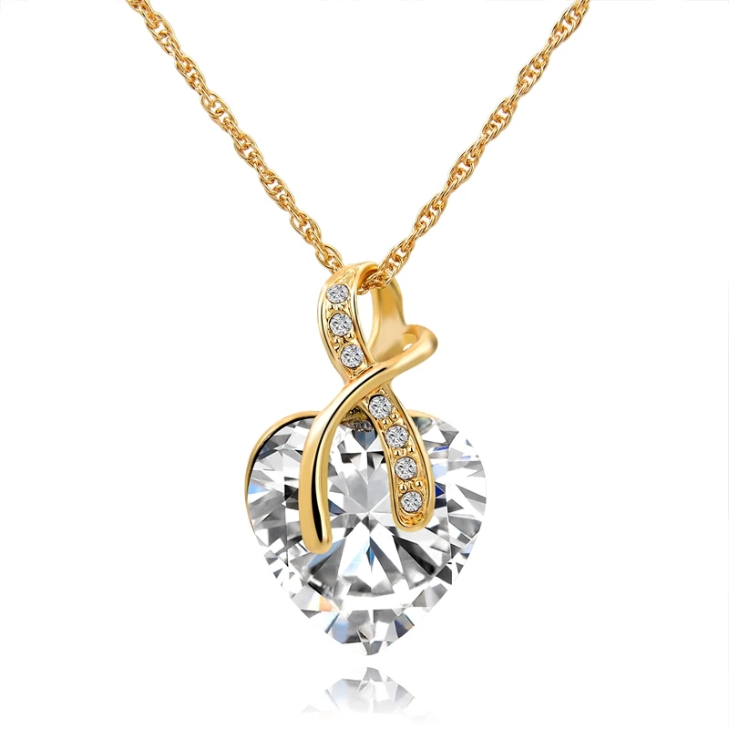 Crystal necklace jewelry ,charm heart shape pendant necklace for women, Can be customized
Crystal necklace jewelry ,charm heart shape pendant necklace for women, Can be customized