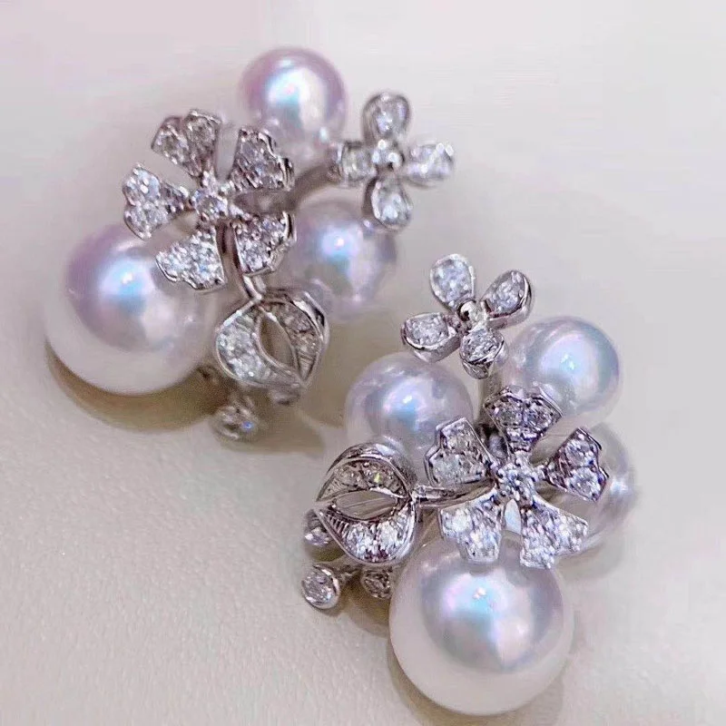 Real Natural freshwater pearl earring s925 sterling silver ear stud for women Natural pearl jewelry earring 5-8mm
Real Natural freshwater pearl earring s925 sterling silver ear stud for women Natural pearl jewelry earring 5-8mm