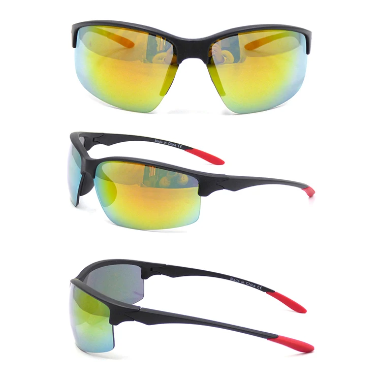 UV400 Protection Anti Scratch Half Frame Color Film Mirror Explosion Proof Fashion Cycling Sports Sunglasses
UV400 Protection Anti Scratch Half Frame Color Film Mirror Explosion Proof Fashion Cycling Sports Sunglasses