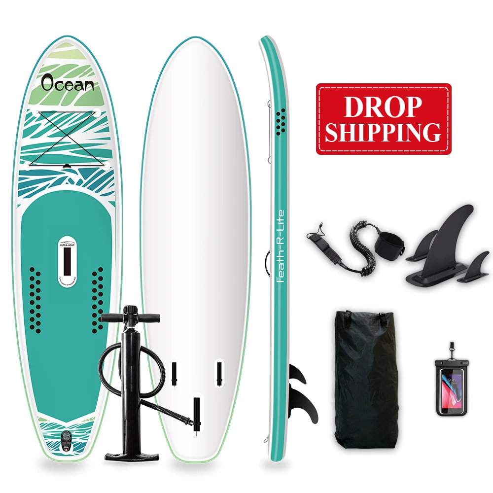 FUNWATER Drop Shipping Sale SUP Board Inflatable soft surfboard water surfboard price soft top board board isup paddleboard, Blue
FUNWATER Drop Shipping Sale SUP Board Inflatable soft surfboard water surfboard price soft top board board isup paddleboard, Blue