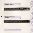 Zipper No.5 Plastic Waterproof Close End Zipper Shield Teeth