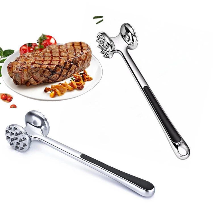 DD386 Kitchen Stainless Steel Double-sided Meat Hammer Crack Pound Loose Meat Knock Tools Steak Meat Hammer
DD386 Kitchen Stainless Steel Double-sided Meat Hammer Crack Pound Loose Meat Knock Tools Steak Meat Hammer