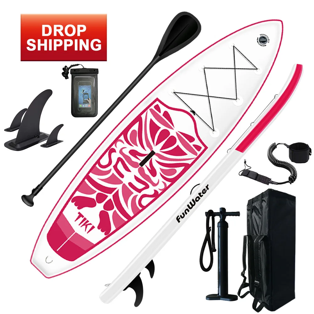 FUNWATER drop shipping sup paddle board wholesale inflatable water board price paddle board surf, Pink and blue
FUNWATER drop shipping sup paddle board wholesale inflatable water board price paddle board surf, Pink and blue