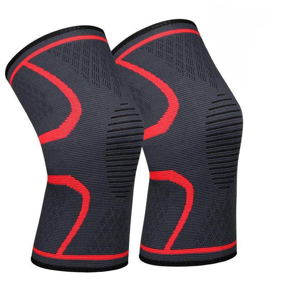 Sports Knee Sleeves Basketball Running Compression Knee Support, Black/blue/red/orange
Sports Knee Sleeves Basketball Running Compression Knee Support, Black/blue/red/orange