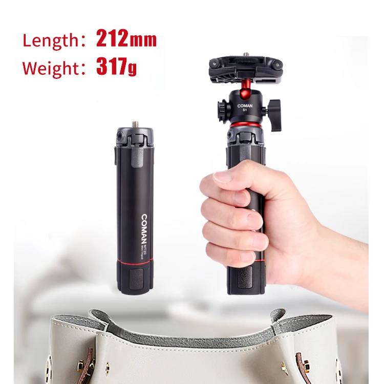 Mini Camera Tripod with 360 degree Ball Head & Cold Shoe, Extendable Small Selfie Stick Tabletop Tripod for Camera iPhone
Mini Camera Tripod with 360 degree Ball Head & Cold Shoe, Extendable Small Selfie Stick Tabletop Tripod for Camera iPhone