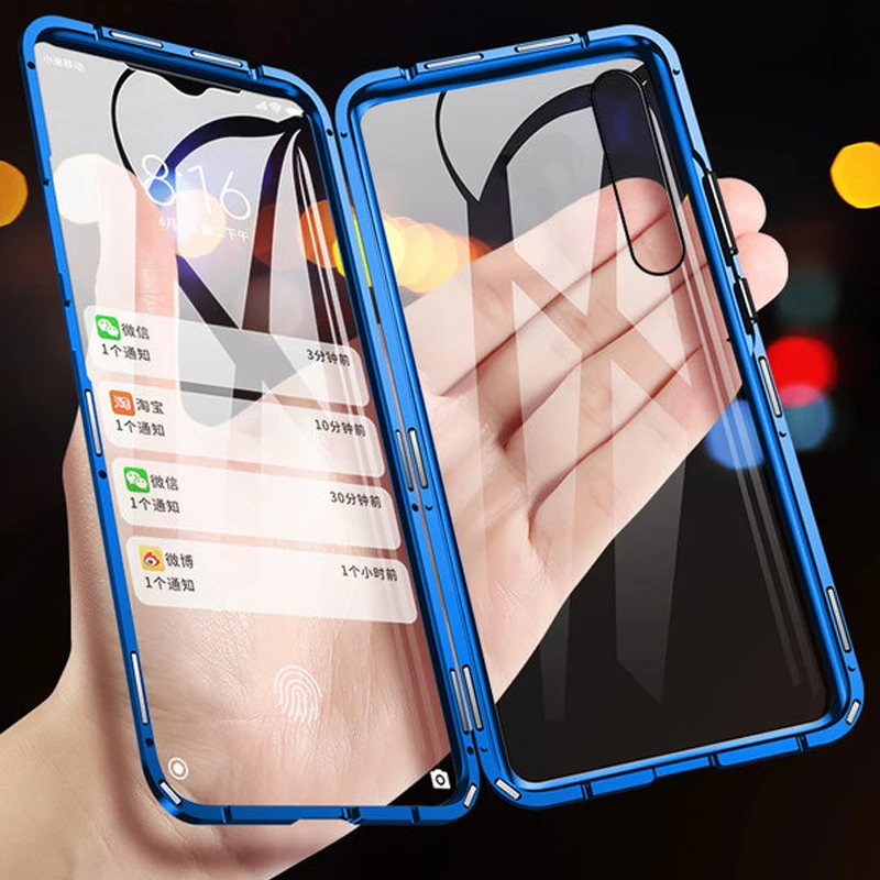 Double Sided Magnetic Absorption Metal Glass Phone Case For Samsung Galaxy A80 A90 5g 360 Protective Cover Flip Back
Double Sided Magnetic Absorption Metal Glass Phone Case For Samsung Galaxy A80 A90 5g 360 Protective Cover Flip Back