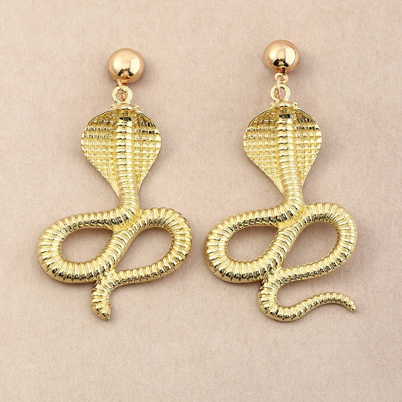 Wholesale Gold Plated Jewelry Fashion Personality Animal Earrings Simple Metal Texture Snake Earrings Snake Jewelry
Wholesale Gold Plated Jewelry Fashion Personality Animal Earrings Simple Metal Texture Snake Earrings Snake Jewelry