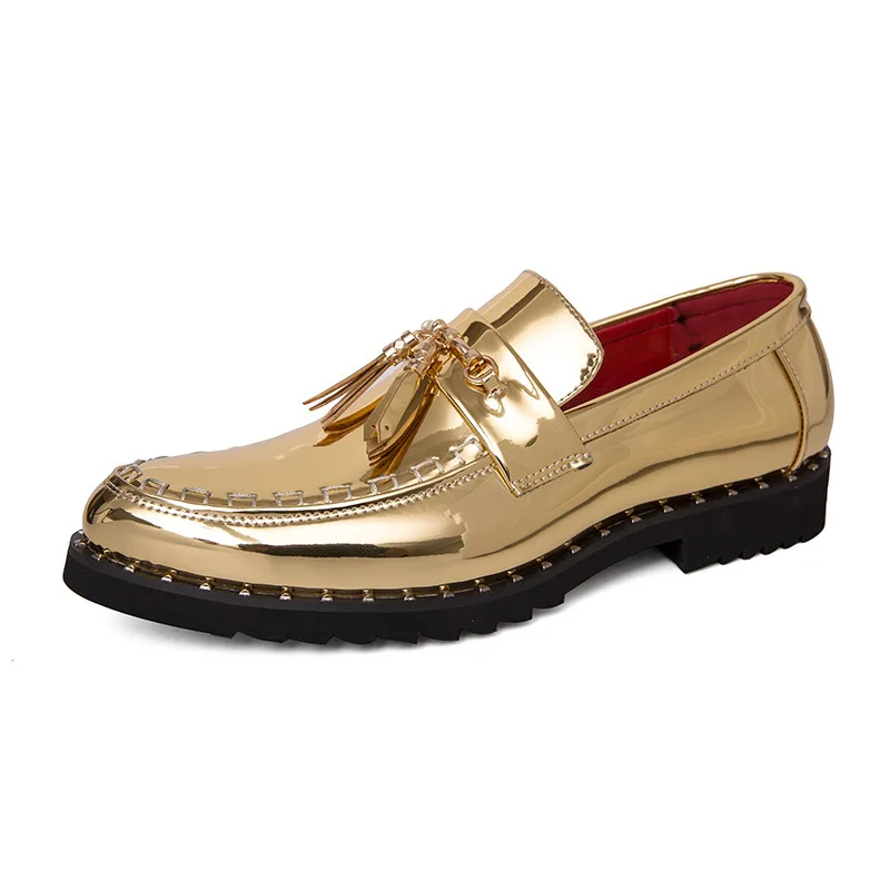 Amazon AliExpress Hot Selling Official Men's Leather Shoes Plus Size Glossy Patent Leather Tassel Flat Shoes Men Work
Amazon AliExpress Hot Selling Official Men's Leather Shoes Plus Size Glossy Patent Leather Tassel Flat Shoes Men Work