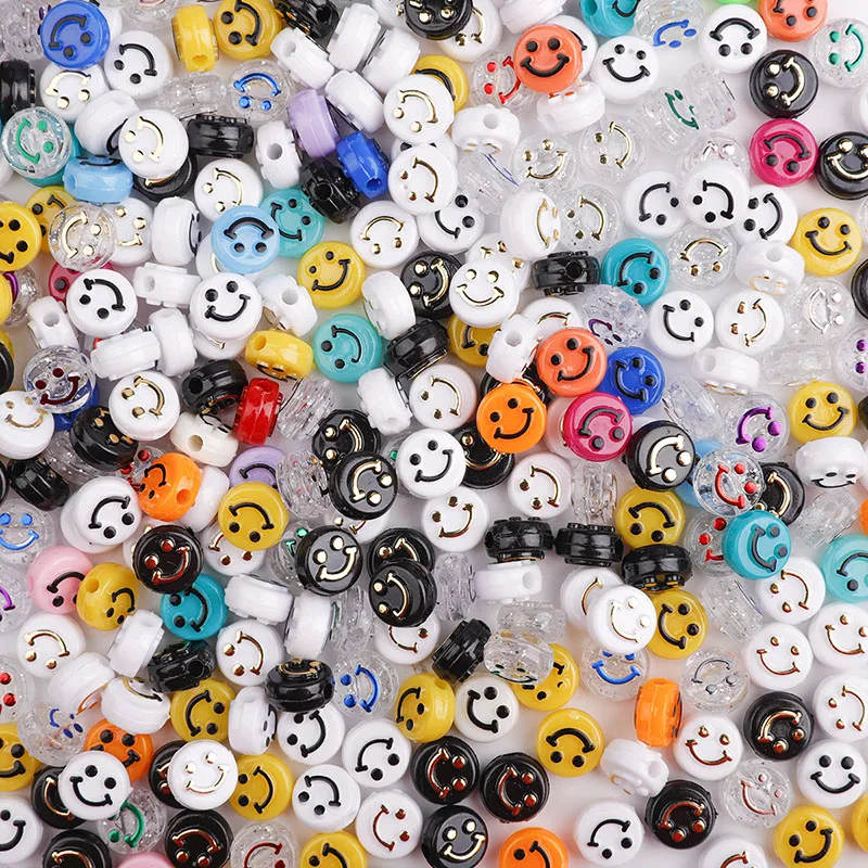 10mm Wholesale embossed three-dimensional 100pcs colorful round smiley face acrylic beads for jewelry making
10mm Wholesale embossed three-dimensional 100pcs colorful round smiley face acrylic beads for jewelry making