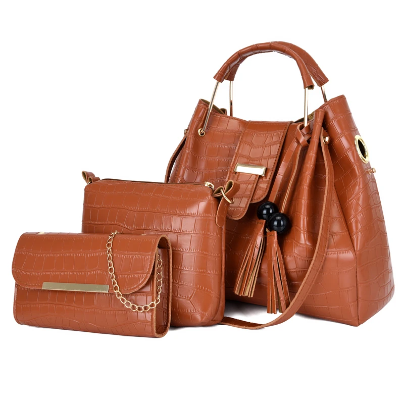 2020 Fashion PU leather 3 pieces in 1 set women bag purses and handbags set for ladies, Red,blue,black,pink,yellow,brown,white,gray
2020 Fashion PU leather 3 pieces in 1 set women bag purses and handbags set for ladies, Red,blue,black,pink,yellow,brown,white,gray