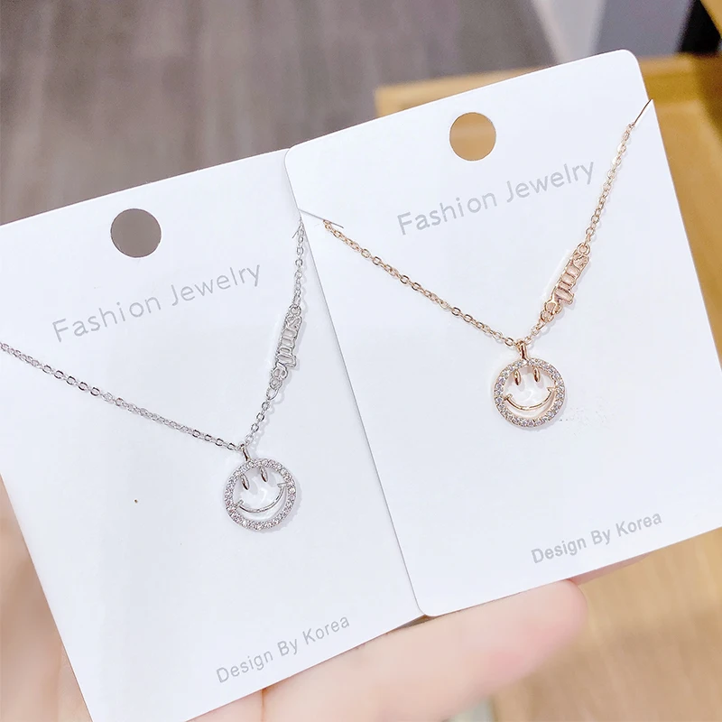 XL61349 Wholesale customized smiley face necklace pendant simple fashion clavicle chain necklace
XL61349 Wholesale customized smiley face necklace pendant simple fashion clavicle chain necklace