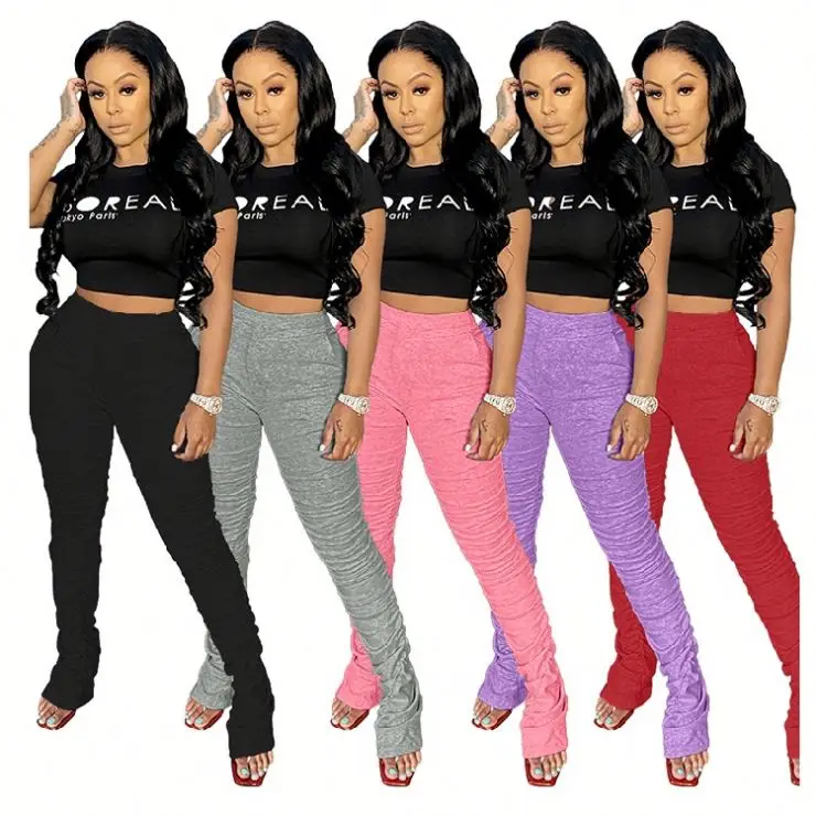 0420M112 2021 New Arrival Wholesale Solid Color Ladies Pockets High Waist Stacked Sweat Legging Yoga Pants Woman Heaped Pants
0420M112 2021 New Arrival Wholesale Solid Color Ladies Pockets High Waist Stacked Sweat Legging Yoga Pants Woman Heaped Pants
