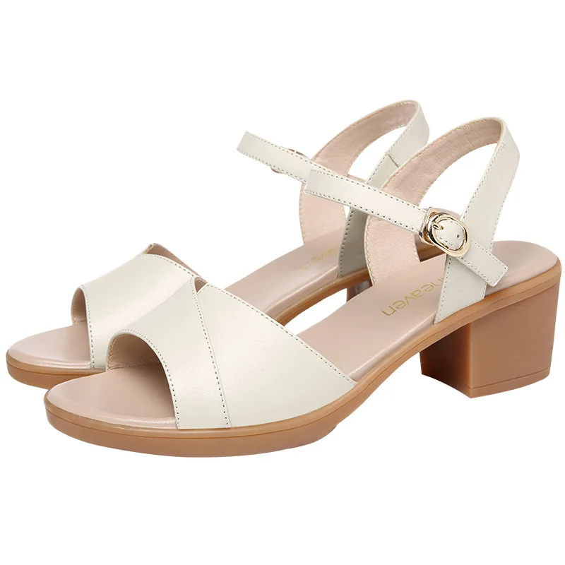 Thick-heeled fish mouth shoes women's high-heeled sandals with one-line buckle 2021 summer
Thick-heeled fish mouth shoes women's high-heeled sandals with one-line buckle 2021 summer