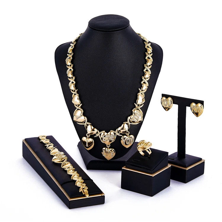2021 Feb USA hot Love pattern of 14k XOXO I Love You Bear Jewelry Sets Lovely and Hot Design Necklace Earring, Picture shows
2021 Feb USA hot Love pattern of 14k XOXO I Love You Bear Jewelry Sets Lovely and Hot Design Necklace Earring, Picture shows