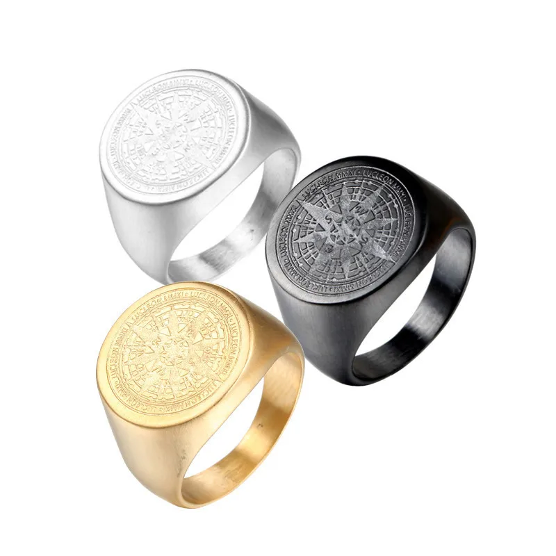 Men Jewelry Fashion Titanium Stainless Steel Signet Punk Hip Hop Compass Gold Black Tungsten Geometric Ring, Picture
Men Jewelry Fashion Titanium Stainless Steel Signet Punk Hip Hop Compass Gold Black Tungsten Geometric Ring, Picture