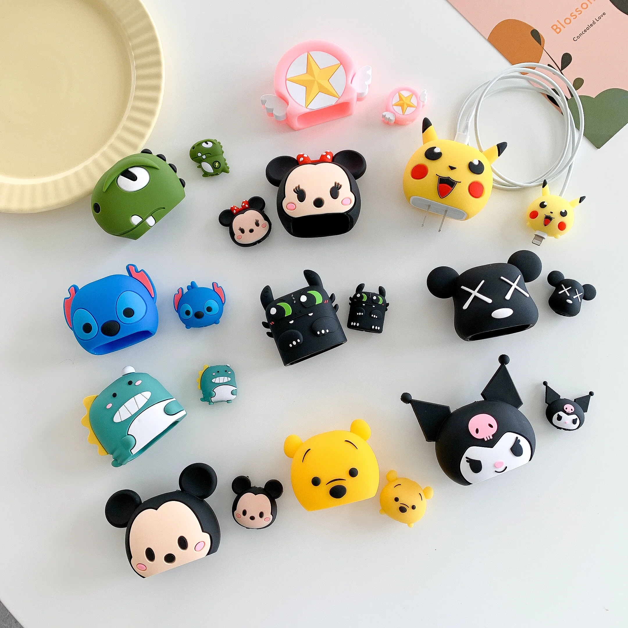 Gemfits New Cute Cartoon USB Carble Charger Protector Case Cover Earphone Mobile Phone Apple Silicone Charging Cable Protector, Multiple colors
Gemfits New Cute Cartoon USB Carble Charger Protector Case Cover Earphone Mobile Phone Apple Silicone Charging Cable Protector, Multiple colors