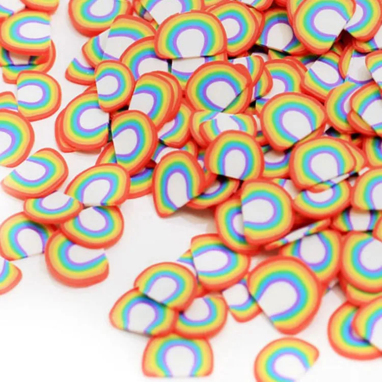 1kg rainbow sprinkle polymer cake slice nail stickers, used to make soft clay and fluffy polymer clay slices, Customers' requirements
1kg rainbow sprinkle polymer cake slice nail stickers, used to make soft clay and fluffy polymer clay slices, Customers' requirements
