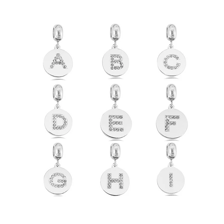 Dropshipping fashion Qings Silver 26 Alphabet A-Z Letters stainless steel necklace round letters charm for beaded bracelets, Picture
Dropshipping fashion Qings Silver 26 Alphabet A-Z Letters stainless steel necklace round letters charm for beaded bracelets, Picture