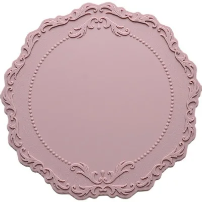 Factory price Lace Silicone Coaster Household Cup Mat Decorative accessories for bowel,plate,pan
Factory price Lace Silicone Coaster Household Cup Mat Decorative accessories for bowel,plate,pan
