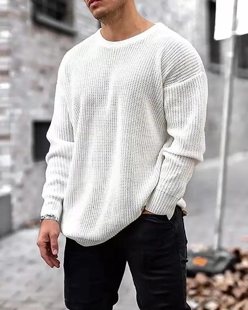Clothing Wholesale Men Fall Fashion Oversized Knit Sweater Knitted Pullover Men's Sweaters
Clothing Wholesale Men Fall Fashion Oversized Knit Sweater Knitted Pullover Men's Sweaters