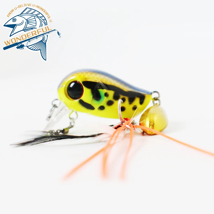 Wholesale 40mm Plastic Artificial Hard Trout Freshwater Long Casting Bass Fishing Mini Crankbait Lures
Wholesale 40mm Plastic Artificial Hard Trout Freshwater Long Casting Bass Fishing Mini Crankbait Lures