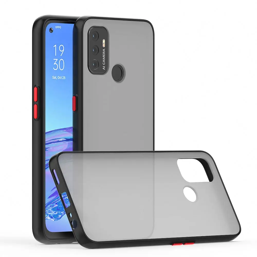 Hot sale high quality Color TPU Frame Translucent Micro Matte PC Slim Shockproof Phone Cover Case For Oppo A53 2020
Hot sale high quality Color TPU Frame Translucent Micro Matte PC Slim Shockproof Phone Cover Case For Oppo A53 2020