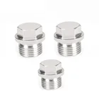 Male Npt Plug Male Pipe Plug High Pressure Stainless Steel Male NPT Thread Hex Plug SS304 SS316 Pipe Plug