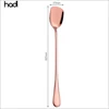 Hotel restaurant thailand rose gold flatware stainless steel silver ware wholesale coffee spoon