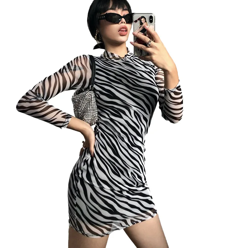 2021 new arrivals summer collection sexy zebra printed design women mesh casual dresses
2021 new arrivals summer collection sexy zebra printed design women mesh casual dresses