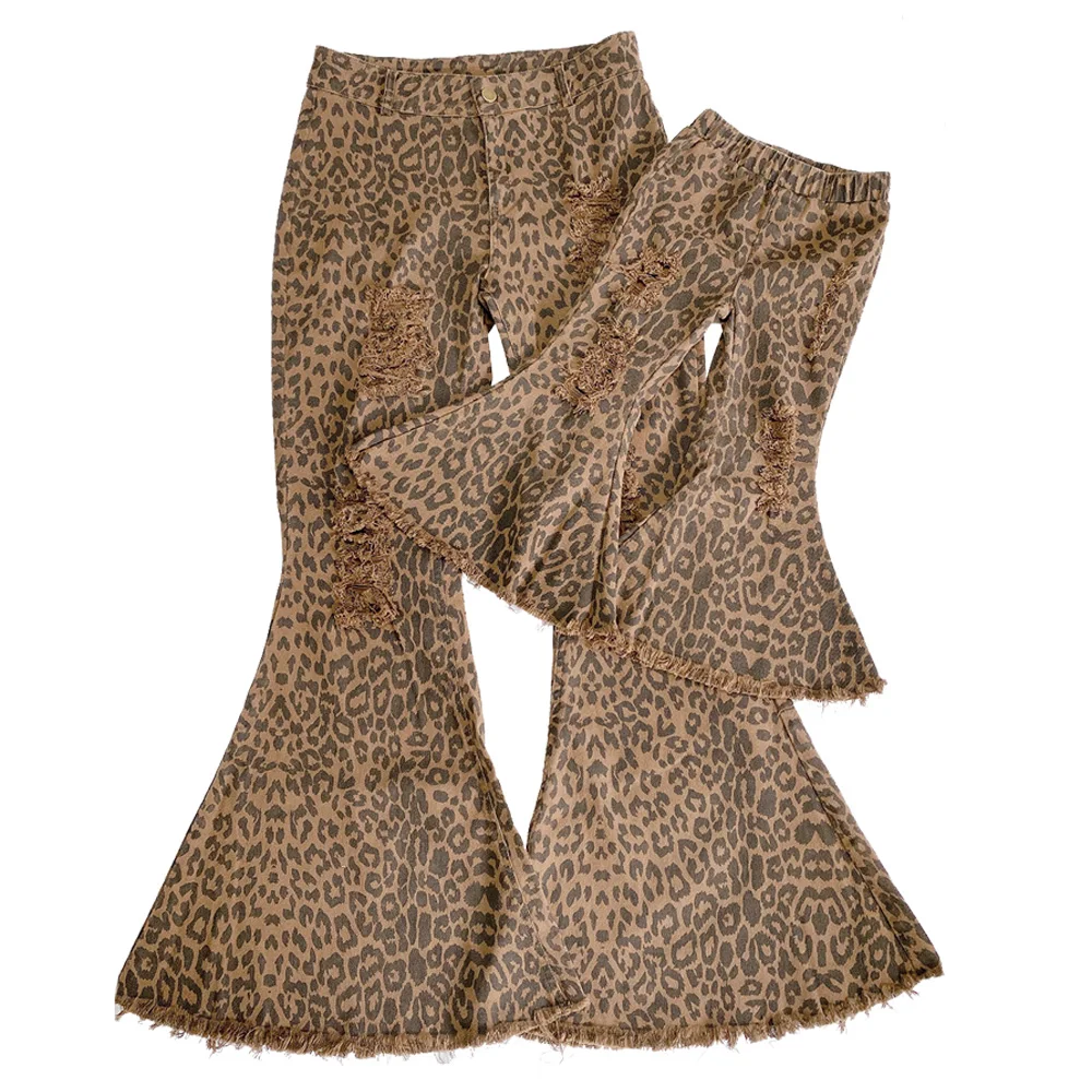 Fashion Casual Mommy and Me Pants Girls Family Match Leopard Print Bell-Bottomed Pants, Picture
Fashion Casual Mommy and Me Pants Girls Family Match Leopard Print Bell-Bottomed Pants, Picture