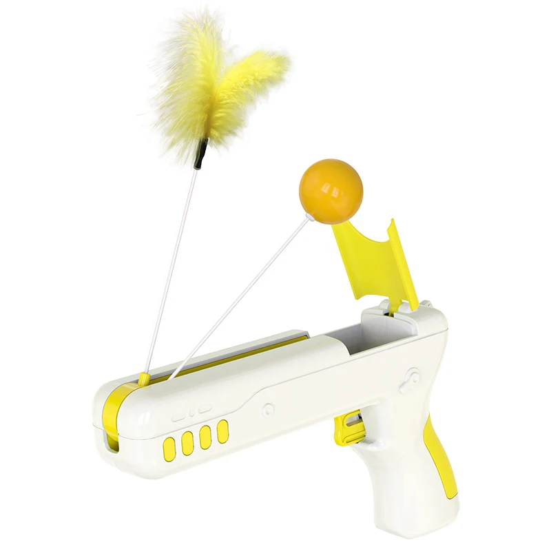 Eco-Friendly Funny Rebound Stick Interactive Teaser Stick Rebound Gun Cat Toys, Lake blue,yellow,green
Eco-Friendly Funny Rebound Stick Interactive Teaser Stick Rebound Gun Cat Toys, Lake blue,yellow,green