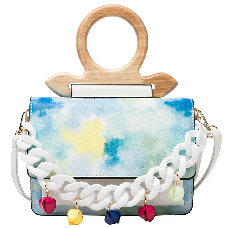 New Design Crocodile Leather Ladies Handbag Fashion Acrylic Chain Wooden Handle Hand Bags candy color small square bag, Custom
New Design Crocodile Leather Ladies Handbag Fashion Acrylic Chain Wooden Handle Hand Bags candy color small square bag, Custom