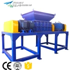 CE certified quality Plastic waste tire shredder with hopper machine