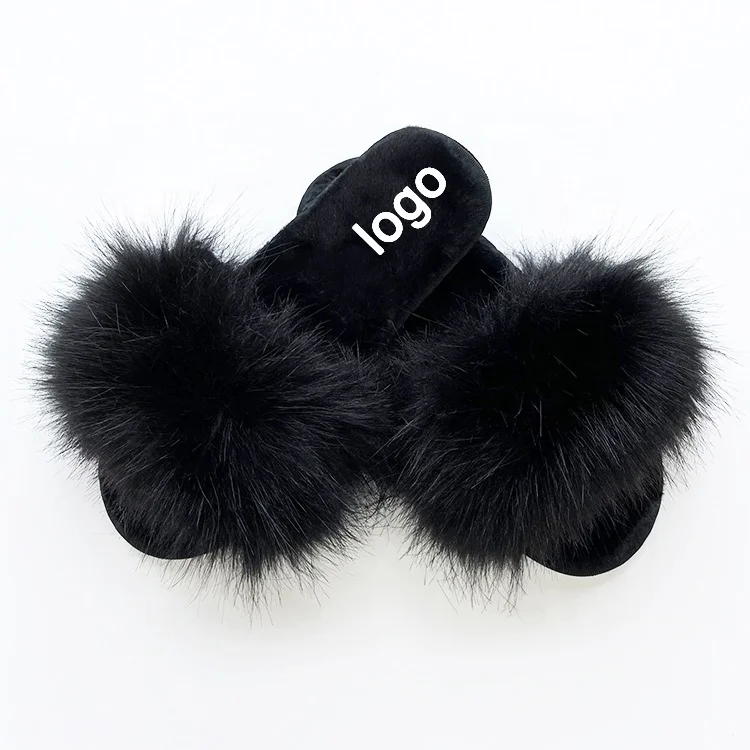 Spring Quick-delivery Fashion Women Fluffy Fur Slippers Non-slip Flip-flops Women Faux Fur Black Slippers for America
Spring Quick-delivery Fashion Women Fluffy Fur Slippers Non-slip Flip-flops Women Faux Fur Black Slippers for America
