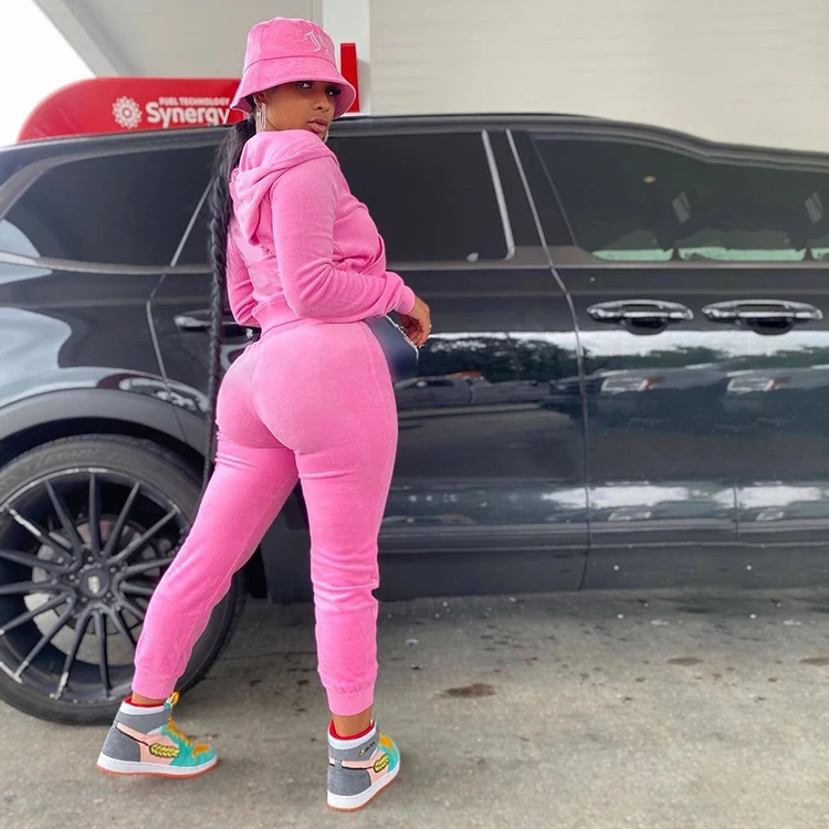 Leisure High Quality Matching Co ord Tracksuits Velvet Women Woman Set Hoodies Crop Top And Pants 2 Piece Fall Outfit Set, Black,pink,purple,blue
Leisure High Quality Matching Co ord Tracksuits Velvet Women Woman Set Hoodies Crop Top And Pants 2 Piece Fall Outfit Set, Black,pink,purple,blue