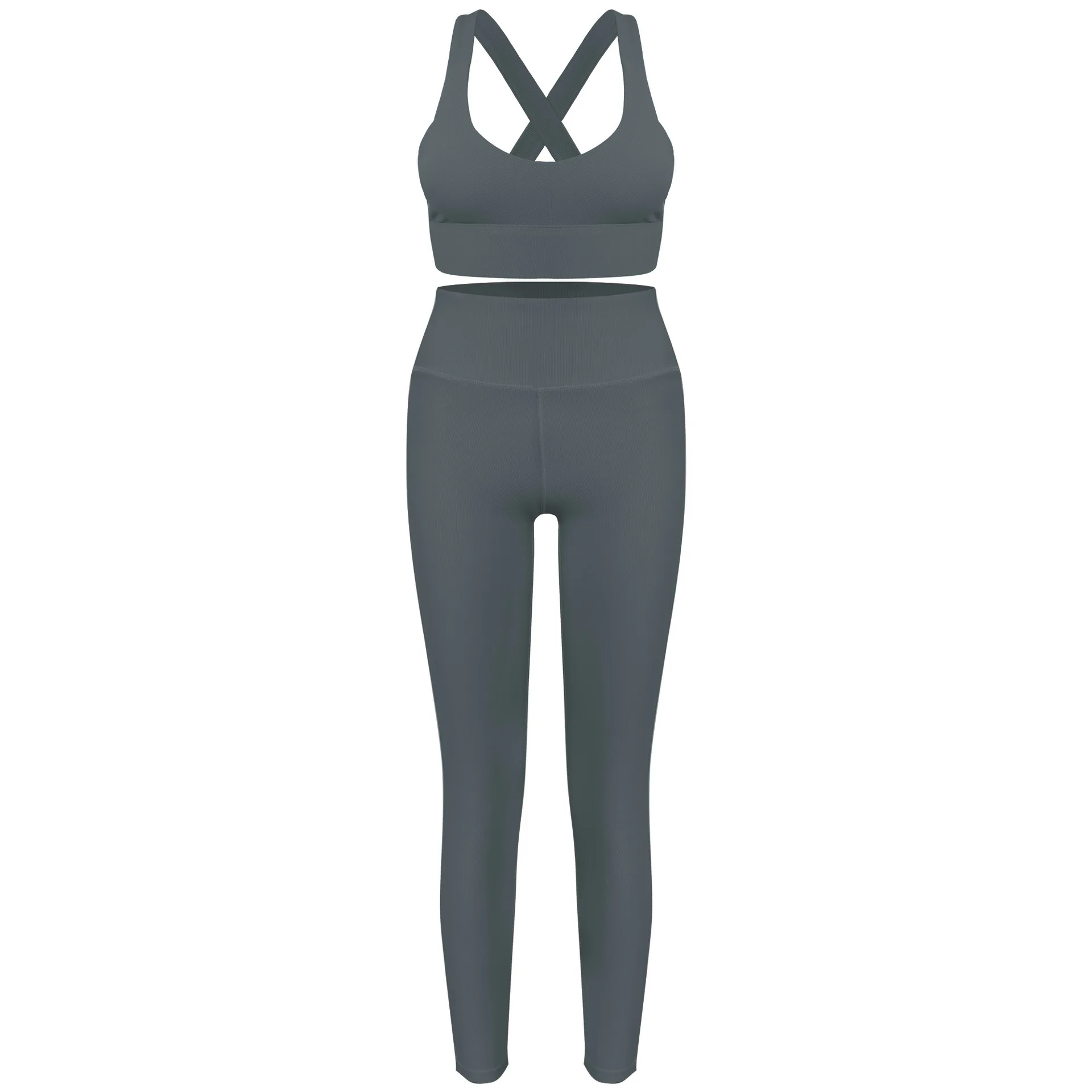 European and American Style Solid Color Striped Fitness Suit Yoga Clothes Outfit Set Tops for Women Casual Yoga Pants Bootcut
European and American Style Solid Color Striped Fitness Suit Yoga Clothes Outfit Set Tops for Women Casual Yoga Pants Bootcut