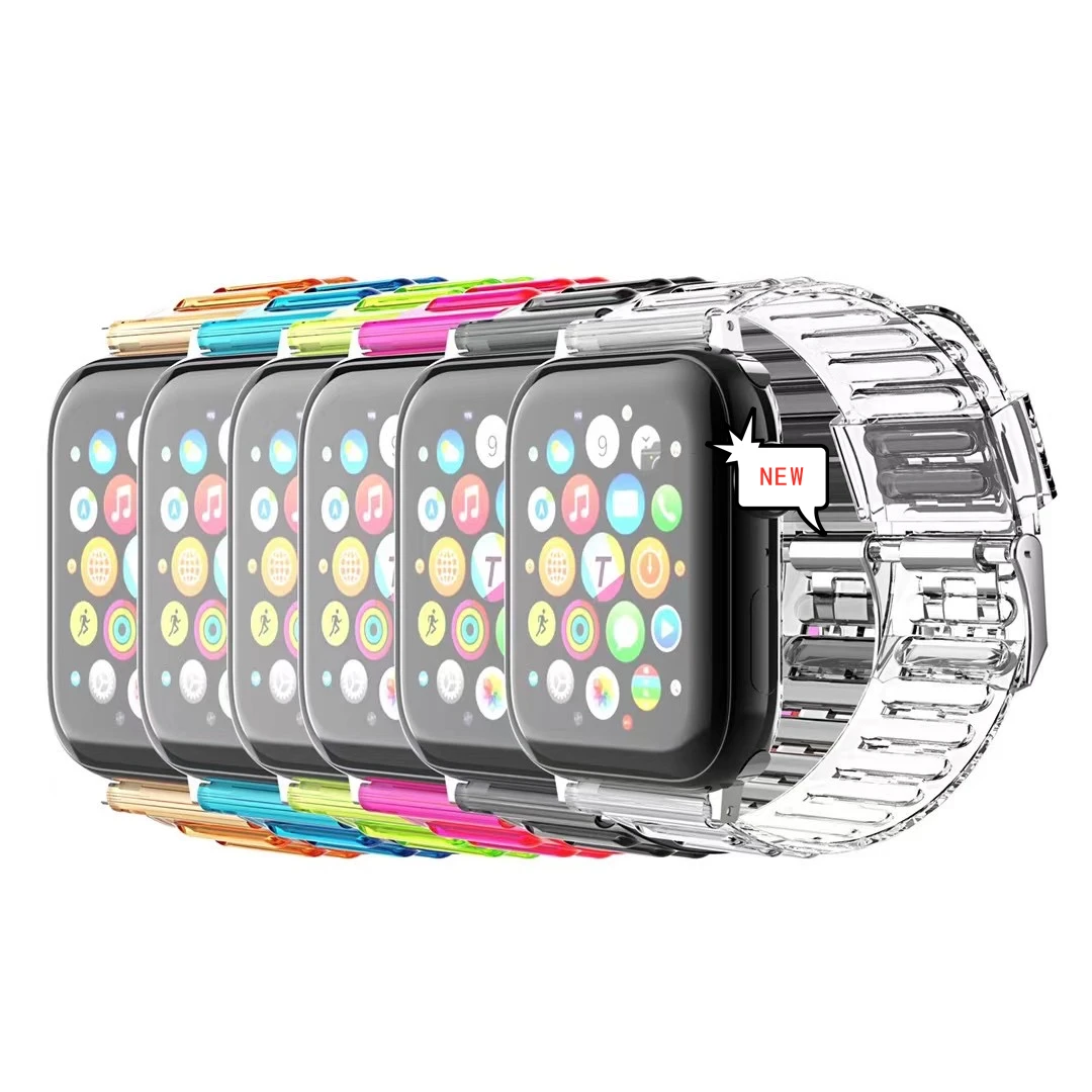 2021 New Clear Watch Strap Series 6 SE 5 4 3 Color Transparent Band For Apple iWatch 44 42 40 38 T500 W26 X7 FK88, Multi color
2021 New Clear Watch Strap Series 6 SE 5 4 3 Color Transparent Band For Apple iWatch 44 42 40 38 T500 W26 X7 FK88, Multi color