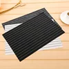 High Quality Dotted Striped PVC Placemats European American Style Table Mats For Home Restaurants Hotel 12x18 inch