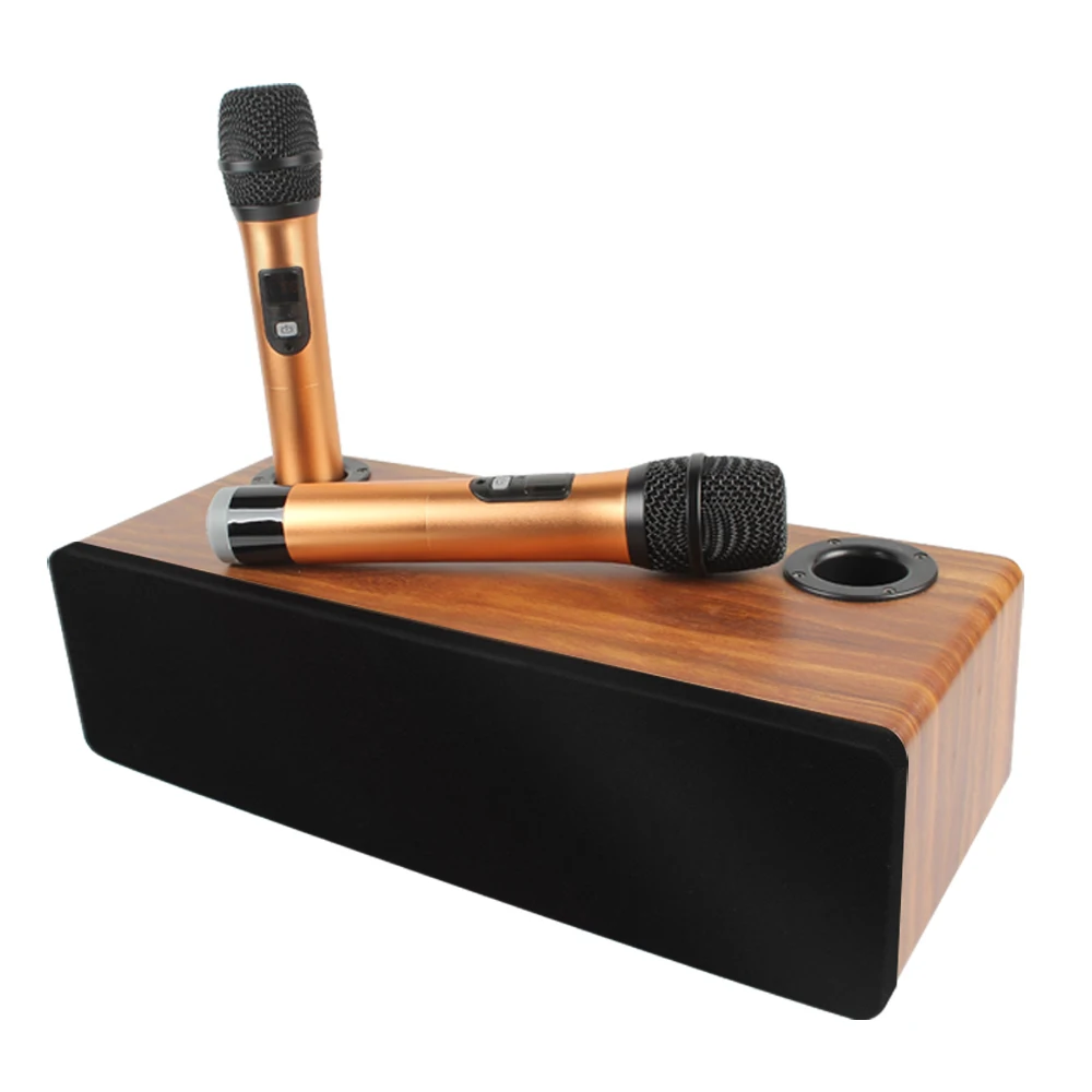 Factory Price Full Set Wireless karaoke speaker home theater system With BT wireless karaoke microphone with speaker, Gold
Factory Price Full Set Wireless karaoke speaker home theater system With BT wireless karaoke microphone with speaker, Gold