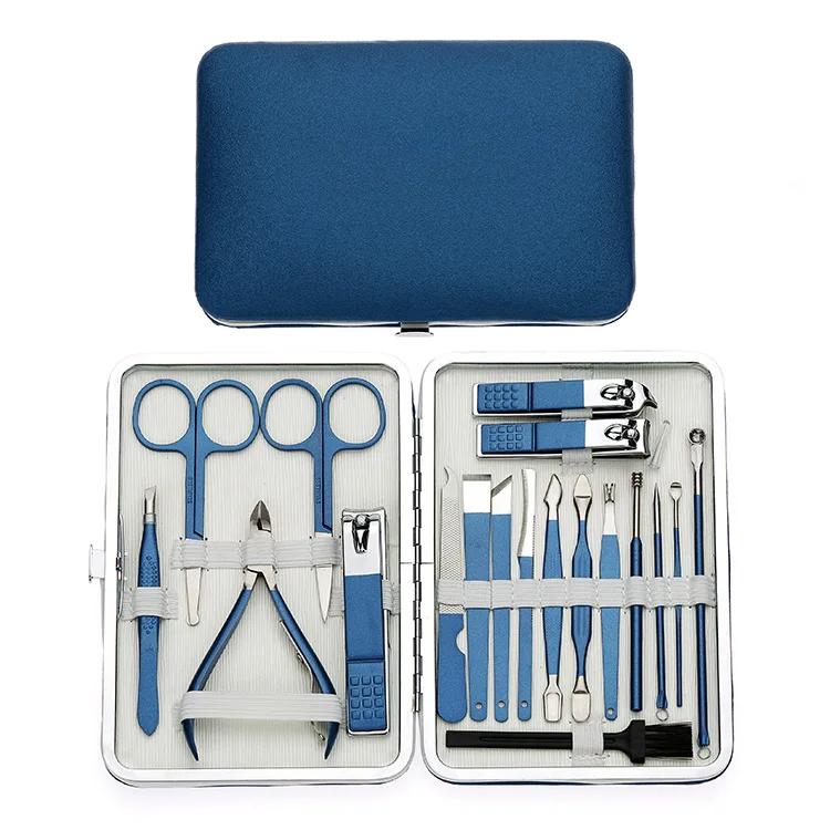 18PCS Manicure Set Professional Pedicue Kit With Nail Cipper Scissor File Stainless Steel
18PCS Manicure Set Professional Pedicue Kit With Nail Cipper Scissor File Stainless Steel
