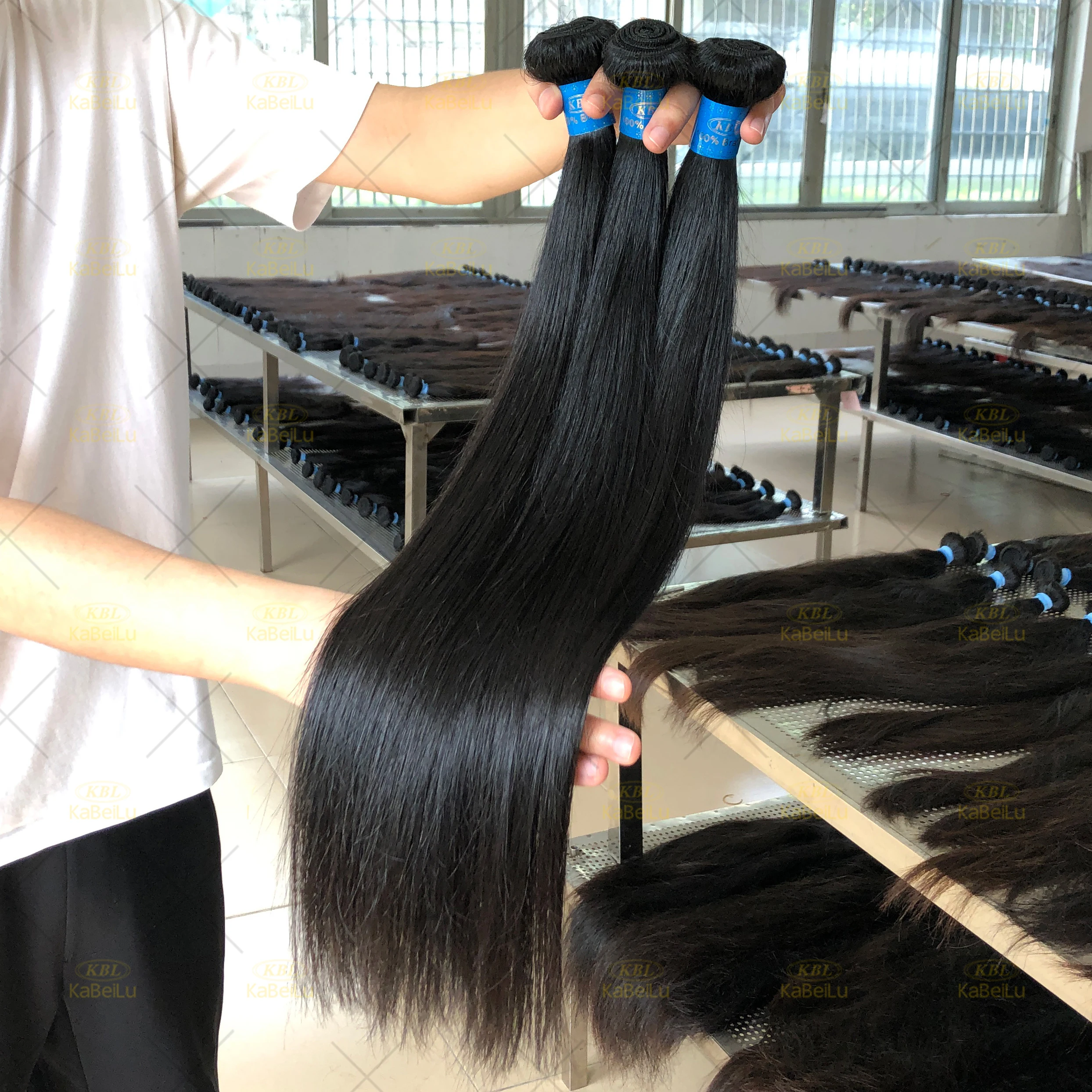 حزم شعر بشري خام 100% من البرازيل ، أسعار الشعر البرازيلي في موزمبيق ، شعر برازيلي بشري مفرود غير معالج