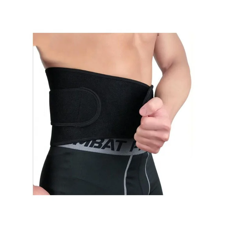 Professional men and women training weightlifting fitness equipment basketball waist guard, Black 
Professional men and women training weightlifting fitness equipment basketball waist guard, Black
