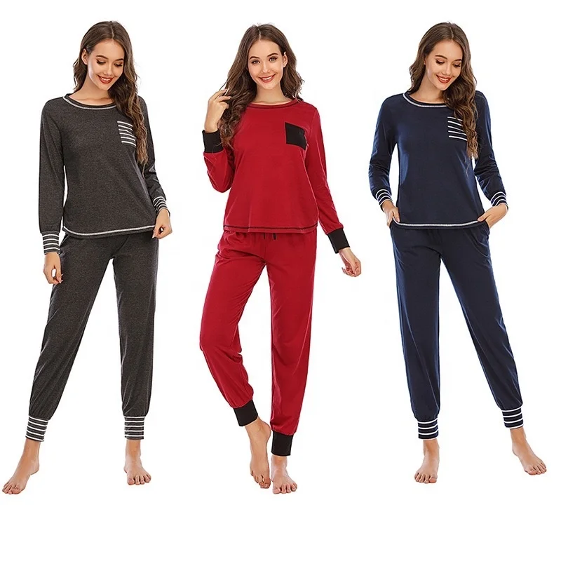 Factory Selling Ladies Sweatshirt Suit Long Soft Stripe 2 Piece Pajama Set For Women, S/m/l/xl/xxl 
Factory Selling Ladies Sweatshirt Suit Long Soft Stripe 2 Piece Pajama Set For Women, S/m/l/xl/xxl