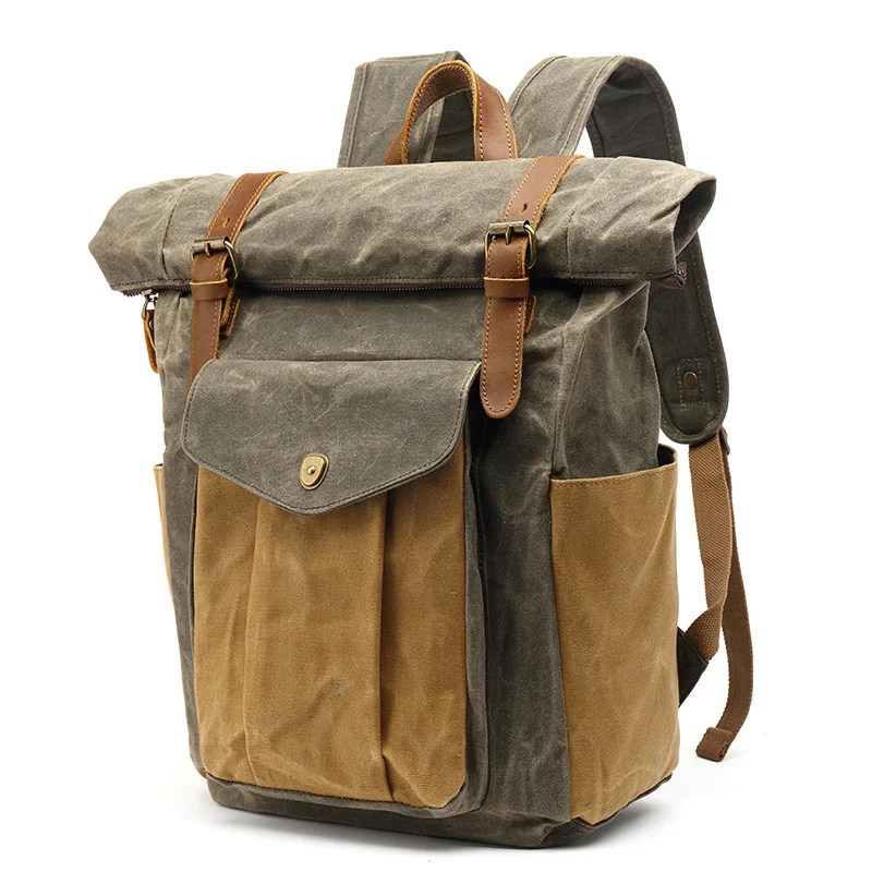 retro vintage Laptop Backpacks for Men woman Waterproof School Backpack Leather Canvas Laptop Backpack, As shown in the pictures
retro vintage Laptop Backpacks for Men woman Waterproof School Backpack Leather Canvas Laptop Backpack, As shown in the pictures
