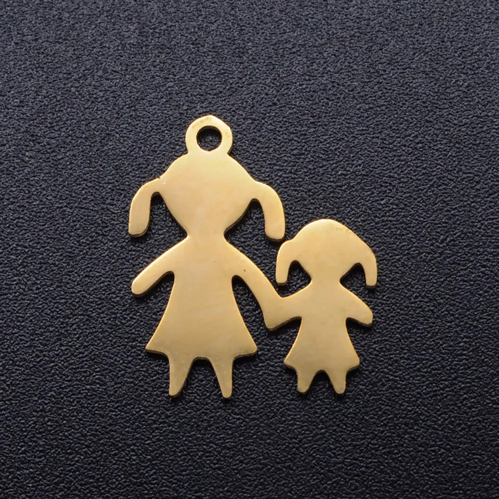 DIY Jewelry Accessories Stainless Steel Girls Sisters Charm Pendant For Necklace, Silver,gold
DIY Jewelry Accessories Stainless Steel Girls Sisters Charm Pendant For Necklace, Silver,gold