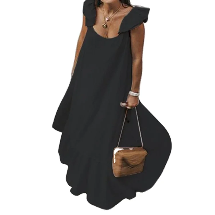 Fashion summer wear womens ladies casual comfy loose ruffles maxi long dresses long plus size 5xl new arrivals 2021
Fashion summer wear womens ladies casual comfy loose ruffles maxi long dresses long plus size 5xl new arrivals 2021