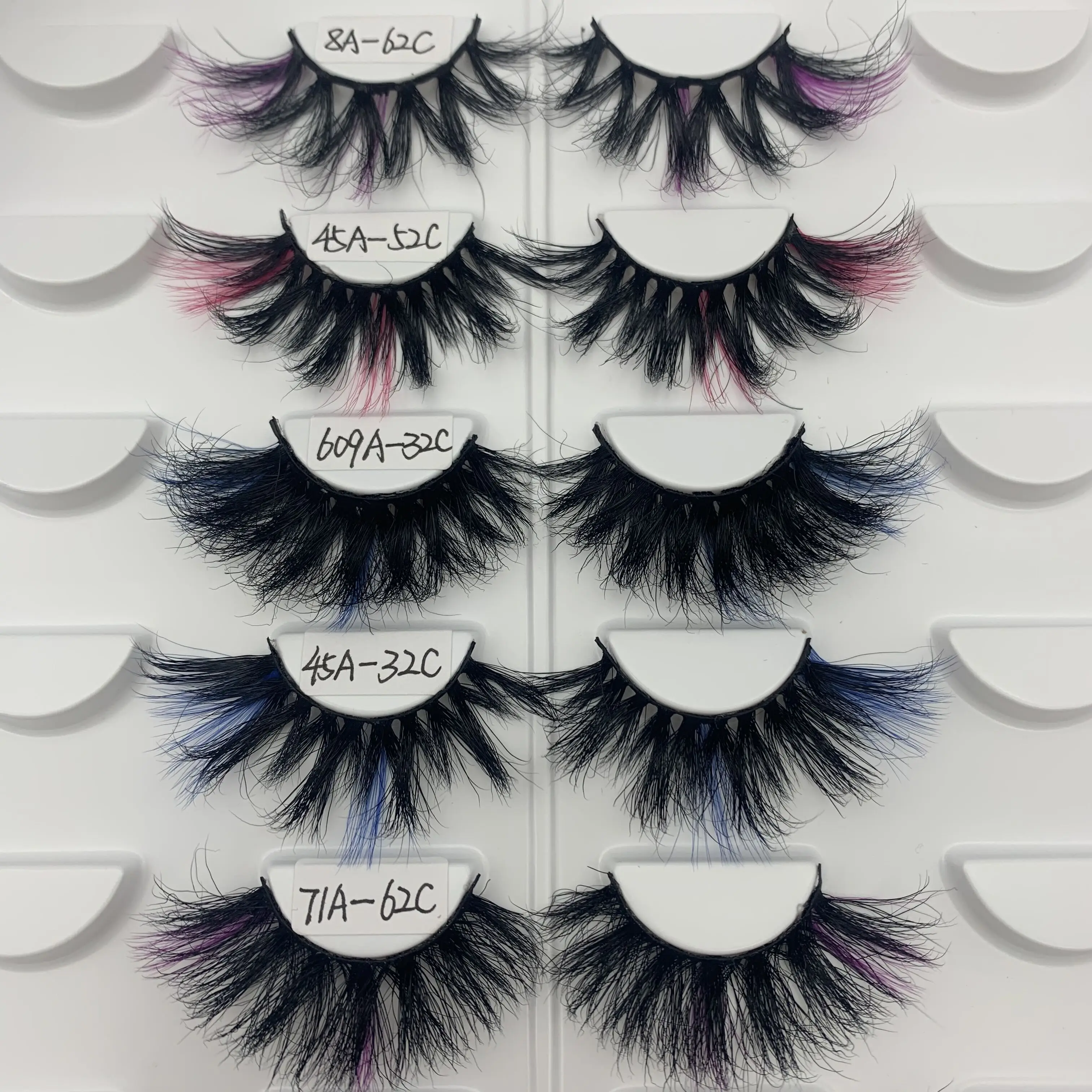 Hot Selling 25mm Fluffy Mink Color Lashes 3d Mink Colorful Eyelashes Wholesale Vendor Custom Eyelash Box Natural Colored Lashes
Hot Selling 25mm Fluffy Mink Color Lashes 3d Mink Colorful Eyelashes Wholesale Vendor Custom Eyelash Box Natural Colored Lashes