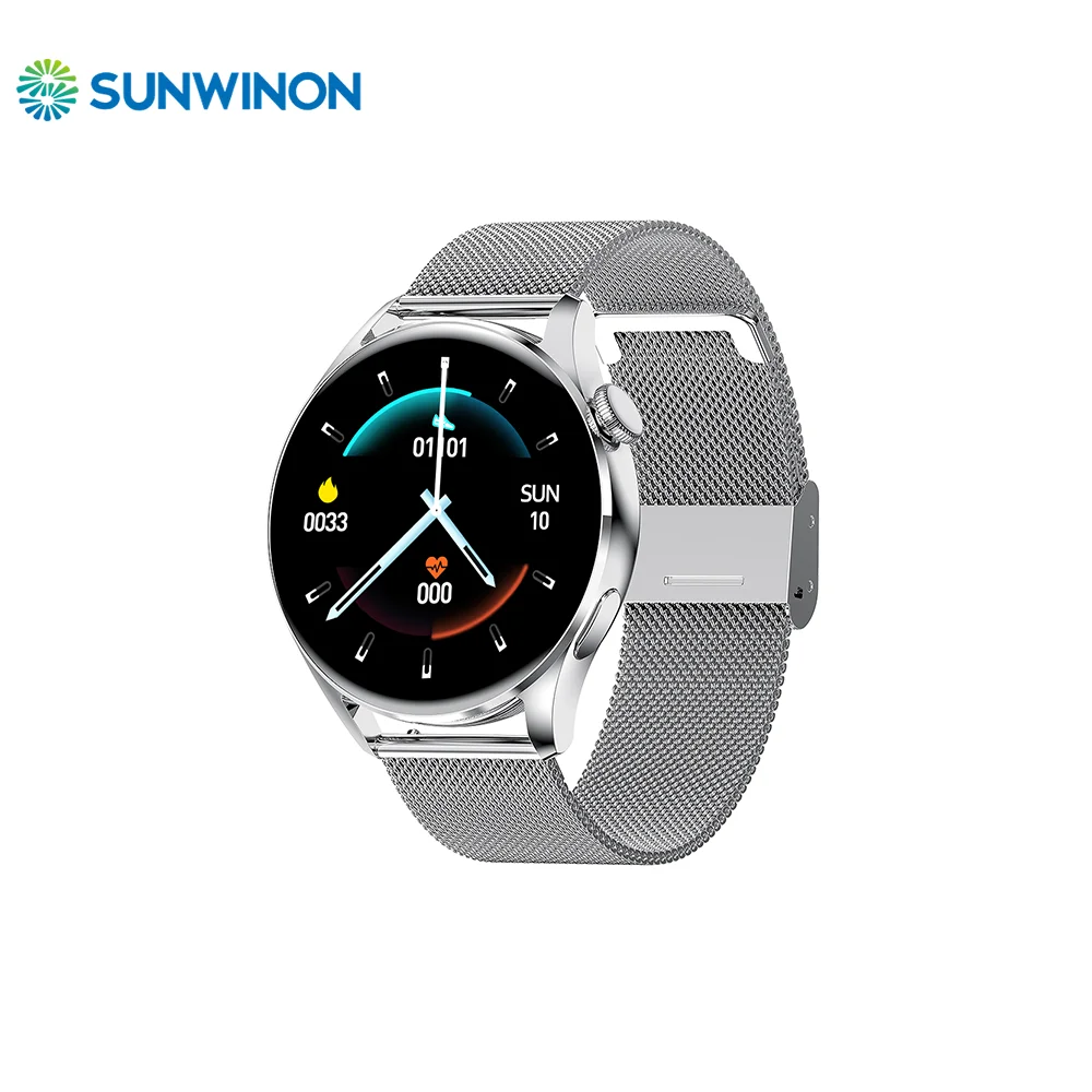 Sunwinon D022 GT3 Smart Watch Waterproof Full Touch Screen Rubber Metal Strap Reloj SmartWatch Sport Fitness Watches
Sunwinon D022 GT3 Smart Watch Waterproof Full Touch Screen Rubber Metal Strap Reloj SmartWatch Sport Fitness Watches