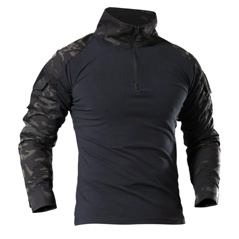 Men Camouflage Long Sleeve Zipper Assault Frog Combat Shirt Hot Social Men Club Prom Shirt Cool Outdoor Streetwear Soft Shirt, Multicam camouflage color
Men Camouflage Long Sleeve Zipper Assault Frog Combat Shirt Hot Social Men Club Prom Shirt Cool Outdoor Streetwear Soft Shirt, Multicam camouflage color